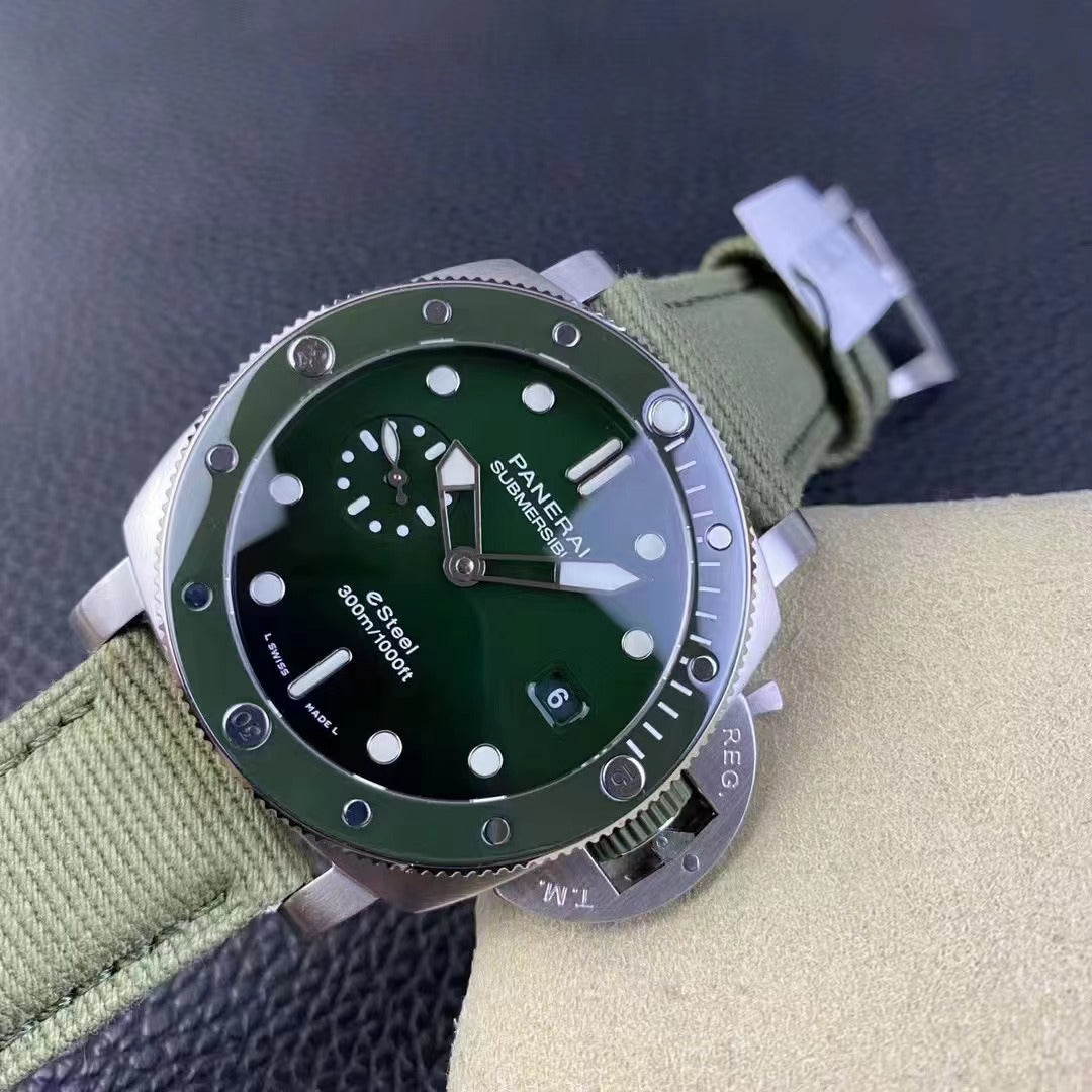 Super Clone Panerai submersible Green - Grey - Blue - IP Empire Replica Watches