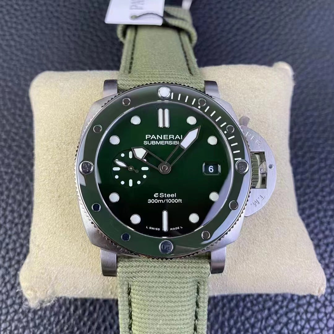 Super Clone Panerai submersible Green - Grey - Blue - IP Empire Replica Watches