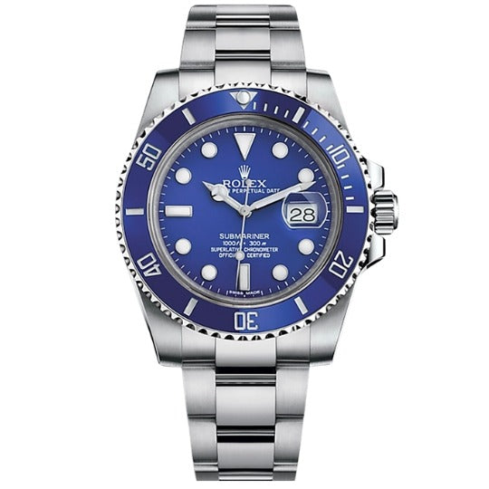 Replica Rolex Submariner - Silver/Blue