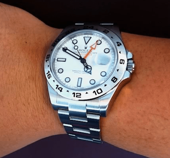 Replica Rolex Explorer 2 White Dial