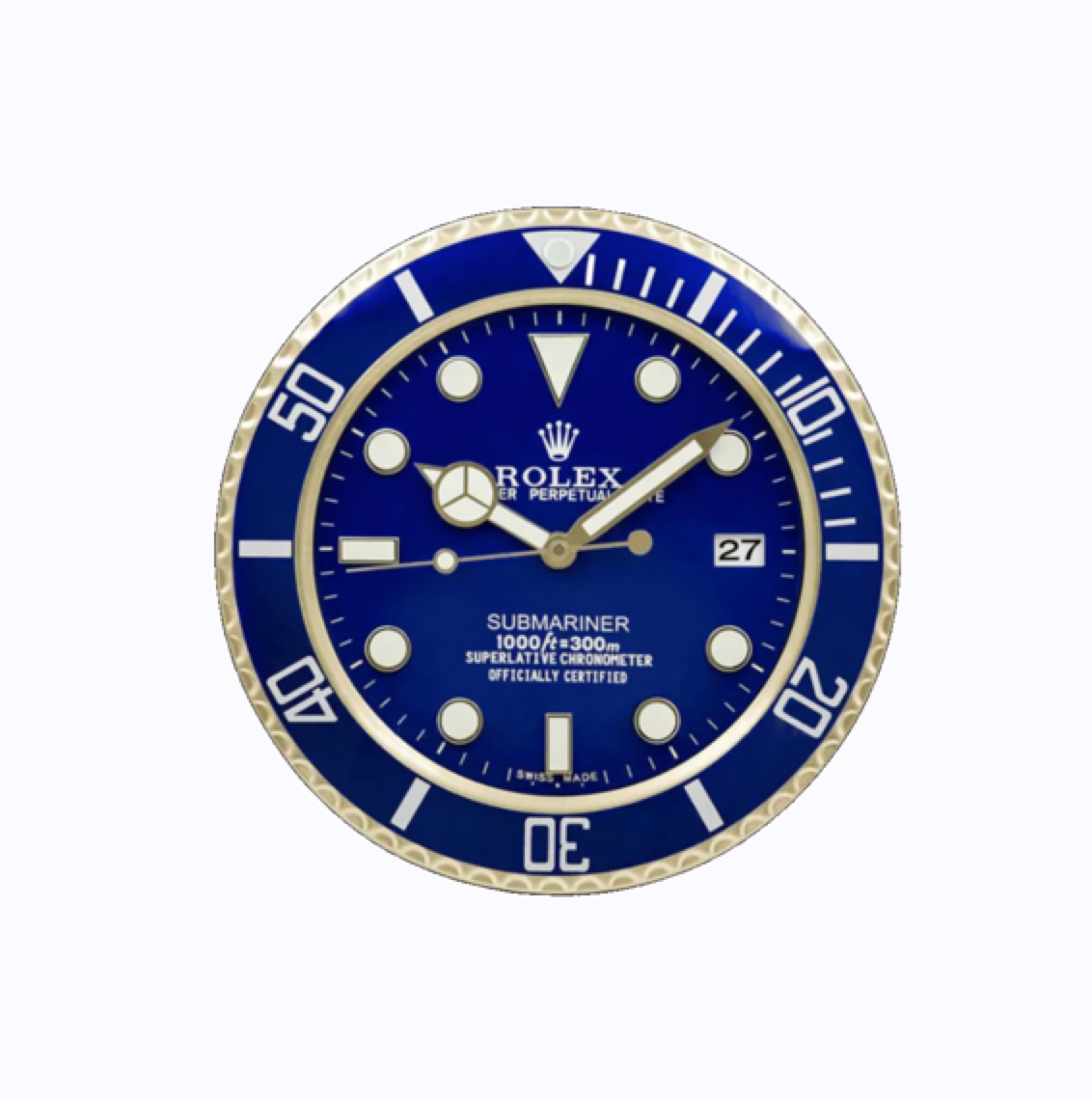 Submariner Blue / Gold Wall-clock - IP Empire Replica Watches