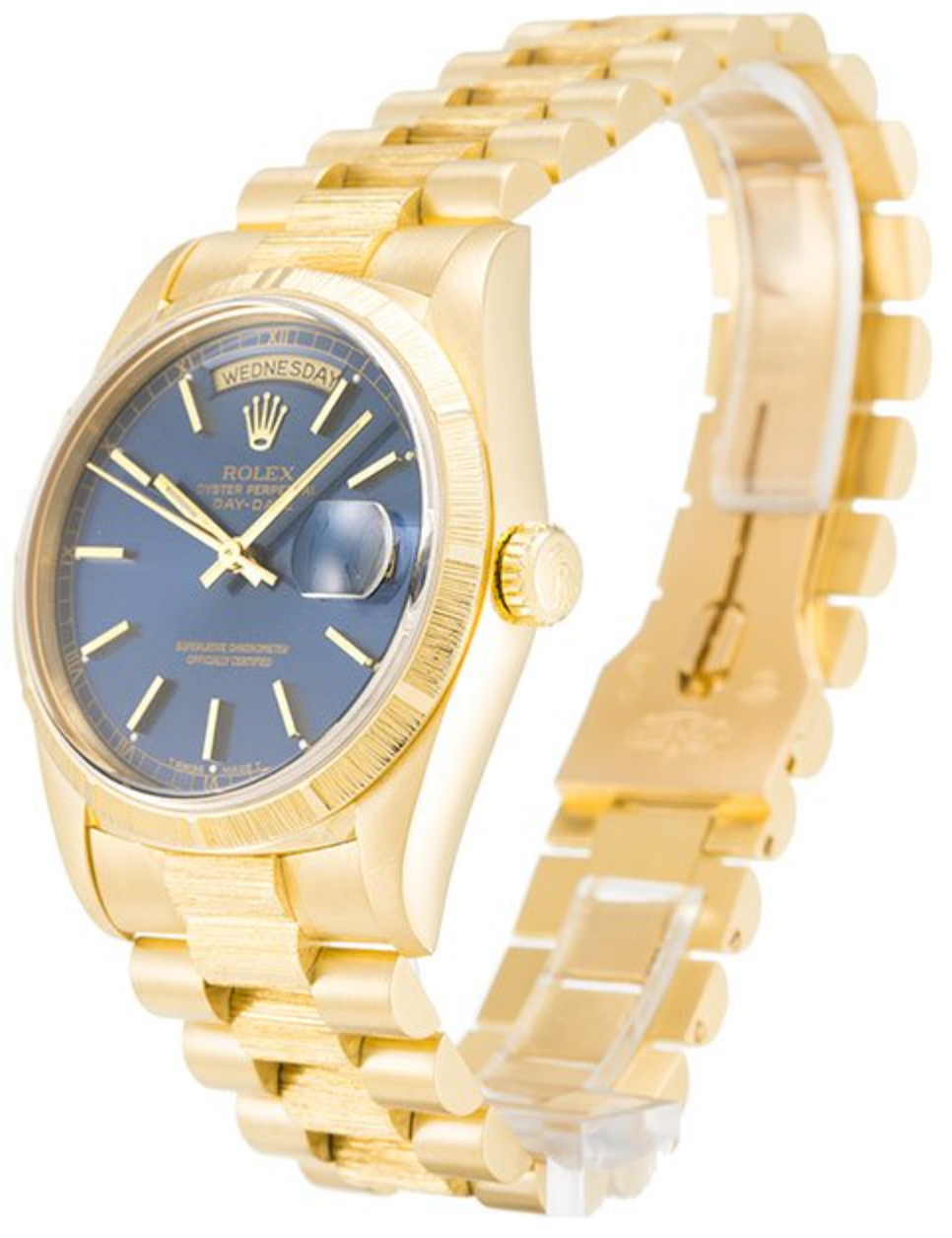 Replica Rolex Day-Date Gold with Blue Dial