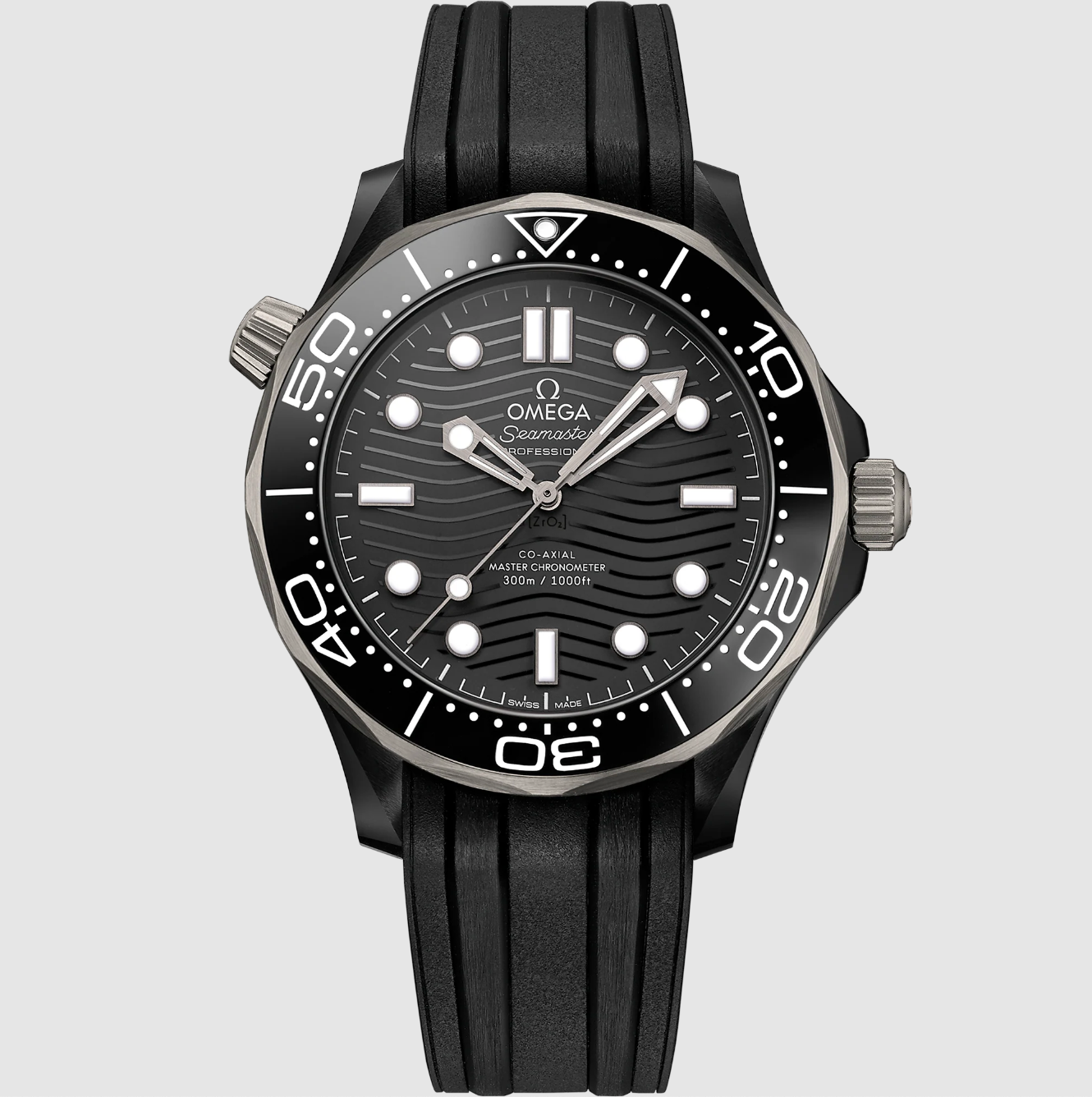 Omega 8800 Diver Replica Face Seamaster ( Black - Blue ) + Ceramic Black - IP Empire Replica Watches