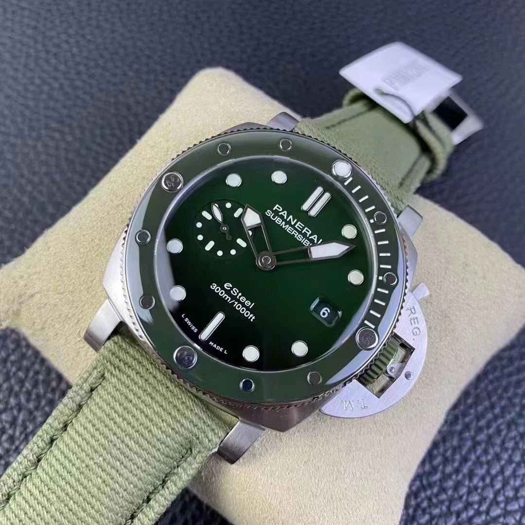 Super Clone Panerai submersible Green - Grey - Blue - IP Empire Replica Watches