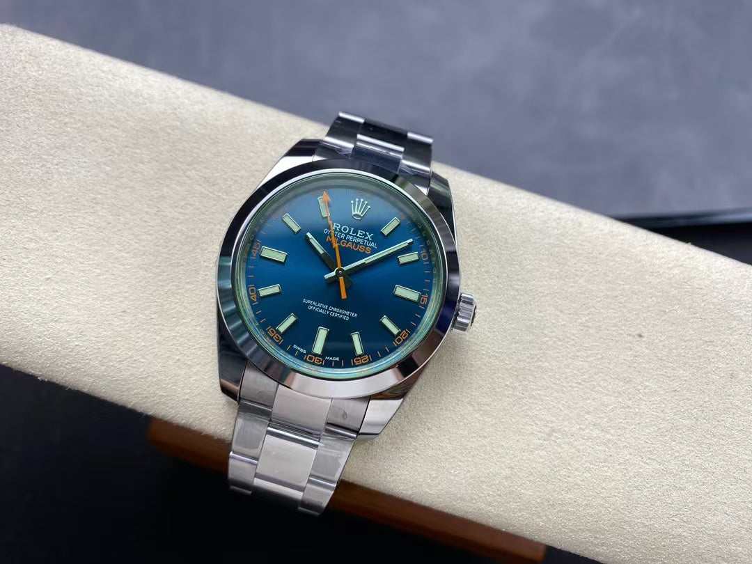 Rolex Milgauss 116400.2 Men Blue 40MM