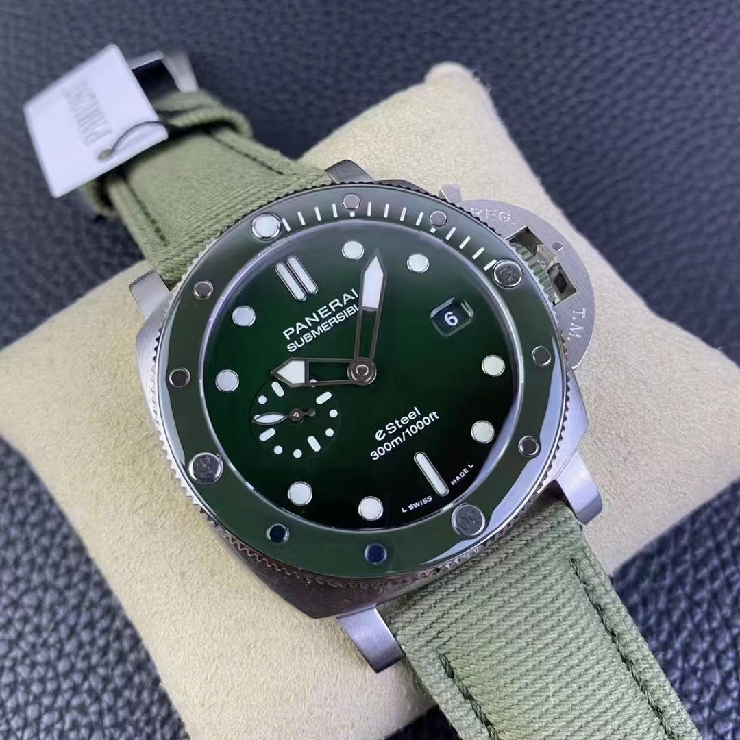 Super Clone Panerai submersible Green - Grey - Blue - IP Empire Replica Watches