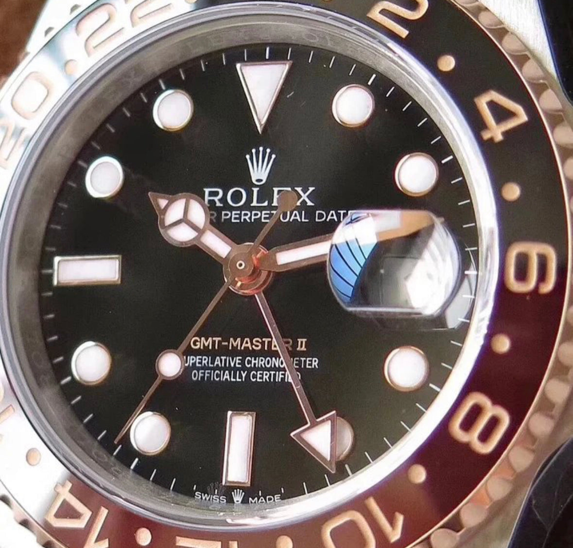 Super Clone Rolex GMT Master Rootbeer Bi-Colour