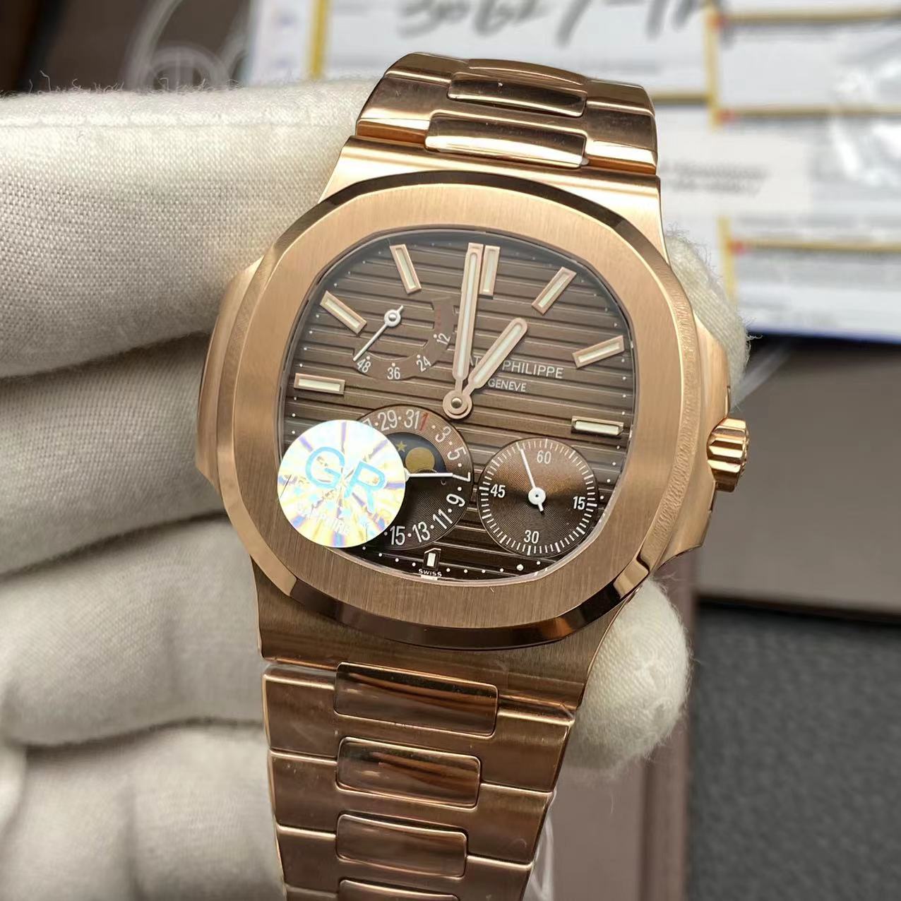 Replica clone Patek Philippe Nautilus 5712/1A-001 Multi-Function Chronograph - IP Empire Replica Watches