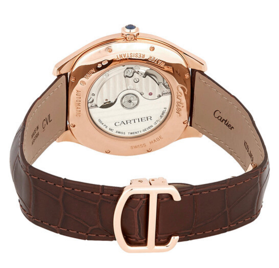 Cartier Drive 18K Rose Gold Mens Watch, WGNM0003 - IP Empire Replica Watches