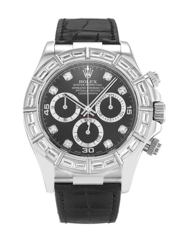 Rolex Daytona Diamond Leather Strap Replica