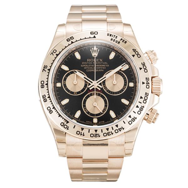 Rolex Daytona Black Dial Rose Gold Replica