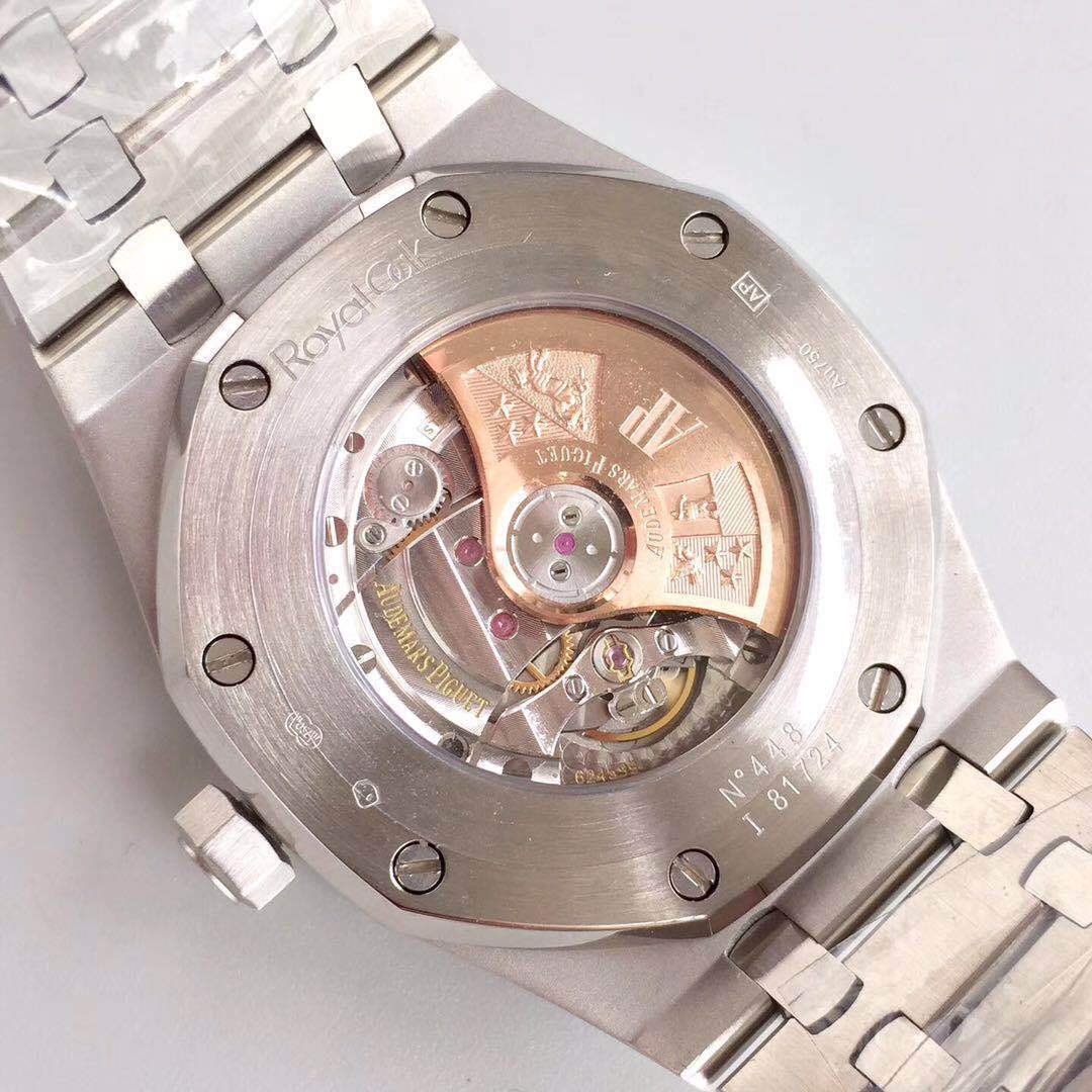 Best Swiss Clone Swiss Made Best Replica Audemars Piguet Royal Oak 15400 STAINLESS STEEL & DIAMOND SILVER DIAL SWISS 3120 - Replica Swiss Clones Watches