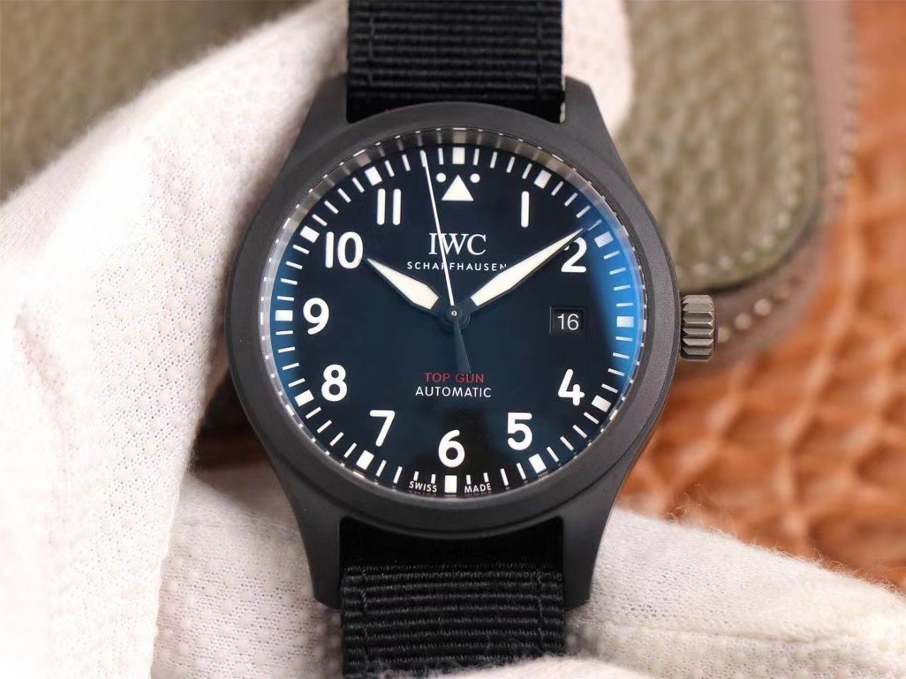 Replica IWC Pilot Top Gun IW326901 Replica Black Ceramic 2022 - IP Empire Replica Watches