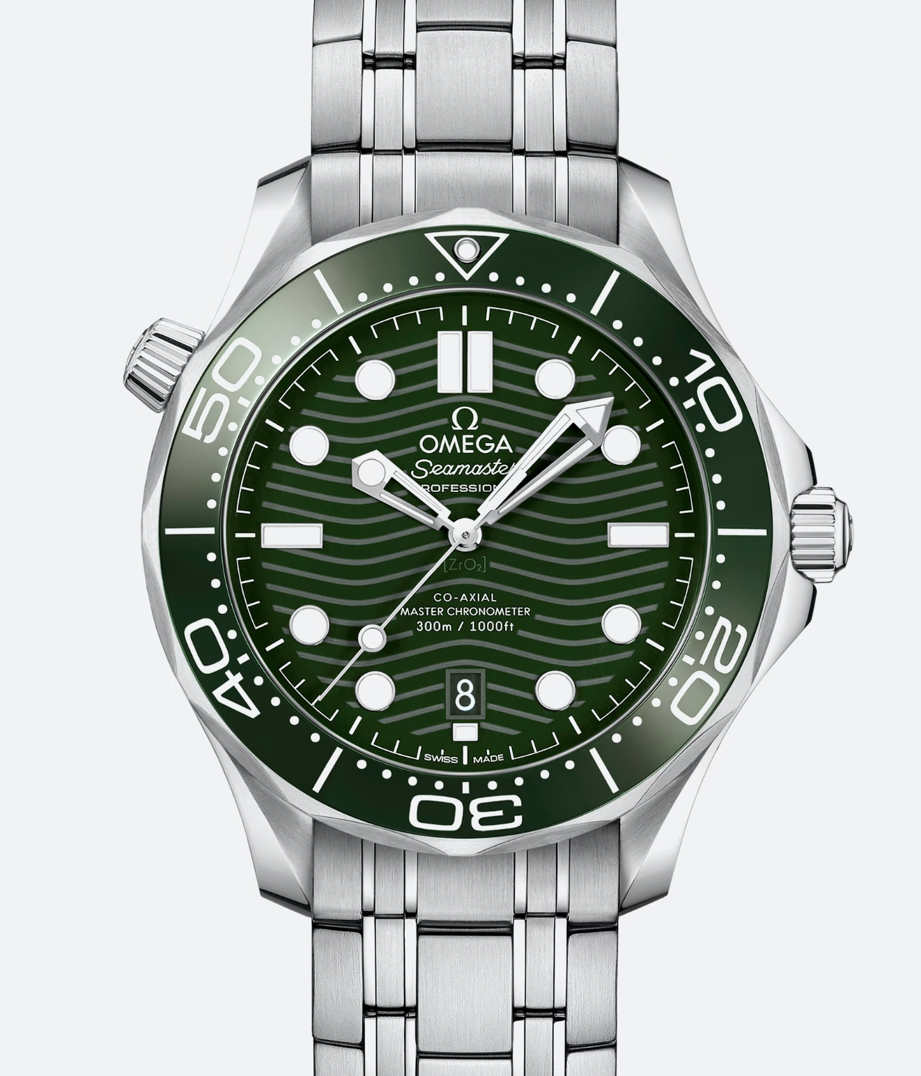 Replica Top Clone Omega 2022 New Sea-master Diver 300m Silver Green - IP Empire Replica Watches